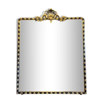 miroir d’opera en bois - mercure