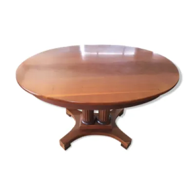 table ovale en acajou - pied