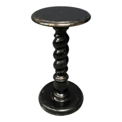 table d’appoint en - noir bois
