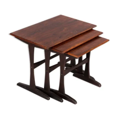 Tables gigognes en bois - 1960