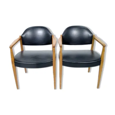 Paire de fauteuils scandinave, - 1960