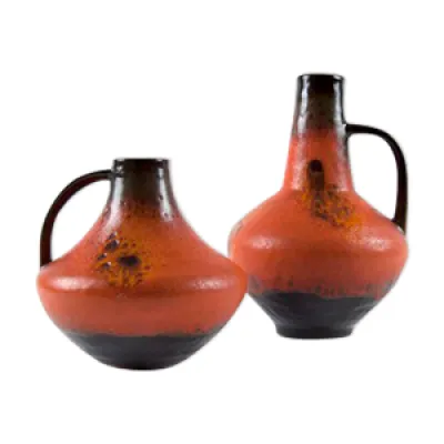 Pair of vases workshops - 60s