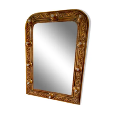 Miroir ancien restauré/transformé - artisan