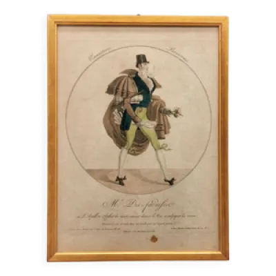 Tableau Dandy Caricatures - 1810