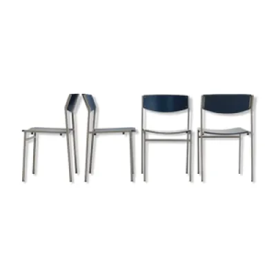 4 chaises du designer néerlandais