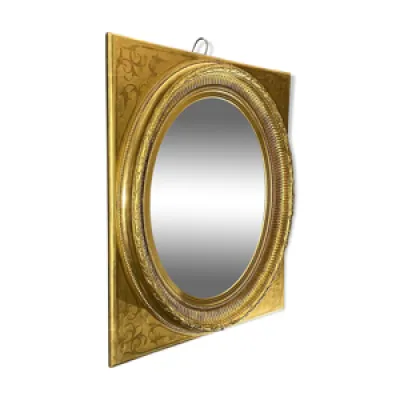 Miroir h88 x76 cm époque - feuille