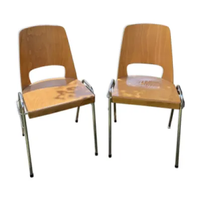 Paire de chaises Manhatthan - empilables