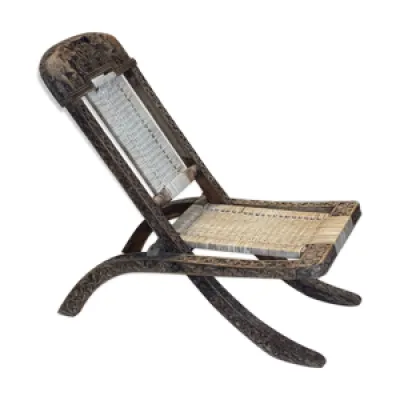 Chaise de campagne anglo - indienne