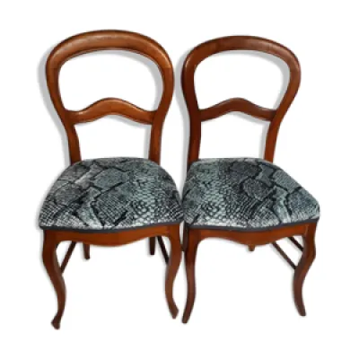 Deux chaises Louis Philippe