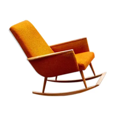 Rocking chair scandinave - orange