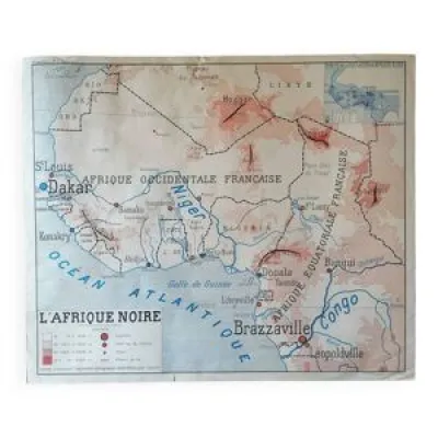 Ancienne carte Rossignol - noire