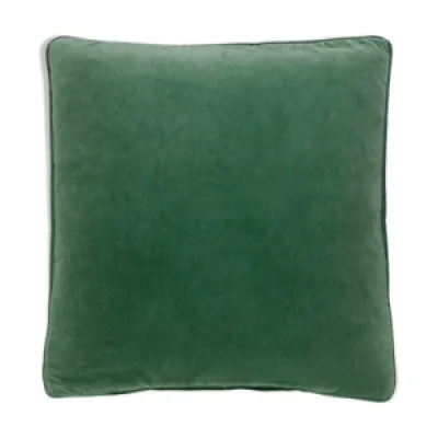 Coussin en velours 50x50cm - couleur vert