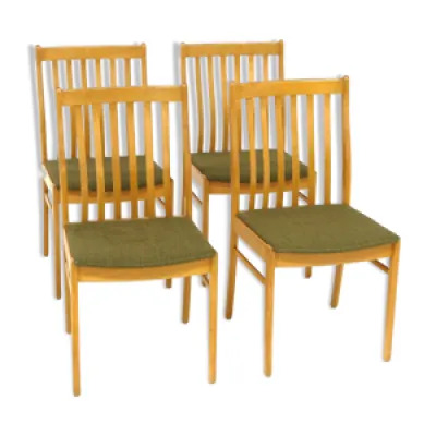 set de 4 chaises en chêne - 1960