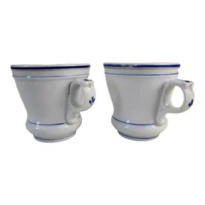 set de 2 tasses brulots - porcelaine