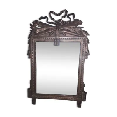 miroir Louis XVI en bois - mercure