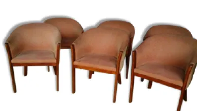 Ensemble De 8 fauteuils - 1960