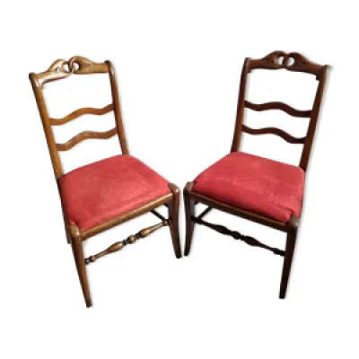 2 chaises de chambre