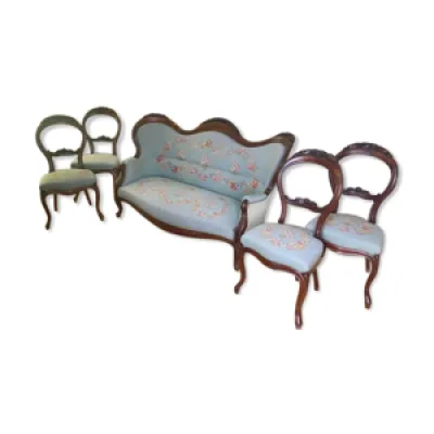 Salon style Louis Philippe - chaises