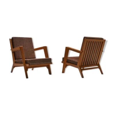 paire de fauteuils modernistes - 1950