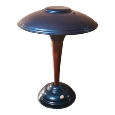 Lampe champignon bleu - metal 1940