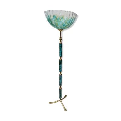 Lampadaire en céramique - 1960 verre murano