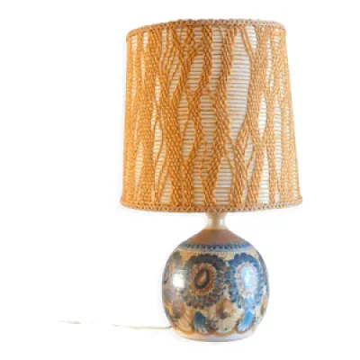 Lampe de table en grés - claude courjault