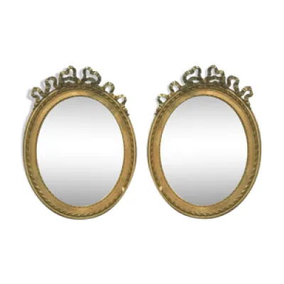miroirs de style louis - bois