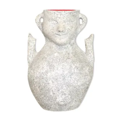 Vase en céramique anthropomorphe