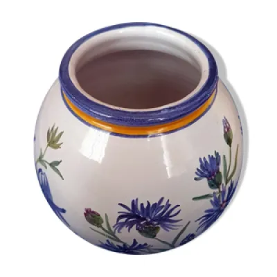 Vase boule en céramique - motifs
