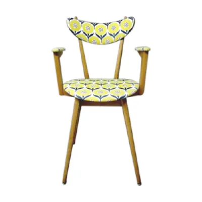 chaise en bois blond - scandinave 1960