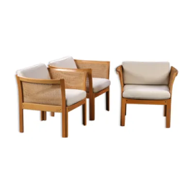 Set de 3 fauteuils plexus - 1970