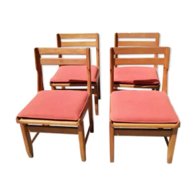 Lot de 4 chaises Raphael par Guillerme