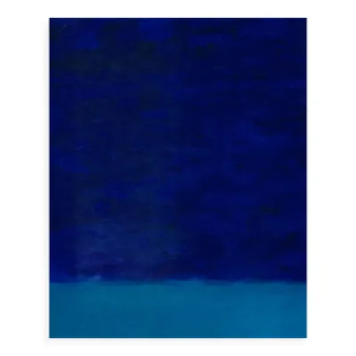 Tableau abstrait contemporain - bleu