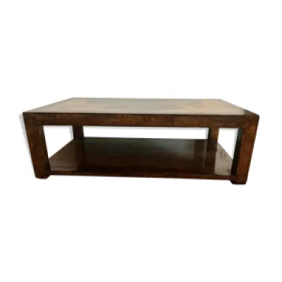 Table basse en bois massif - style