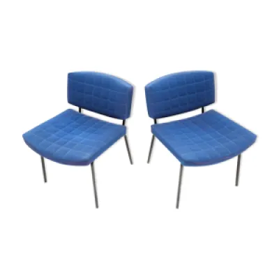 Paire de fauteuils royal - meurop 1950s