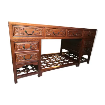 Bureau style chinois - chaise pieds