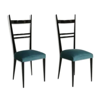 Paire de chaises Italiennes - dossiers
