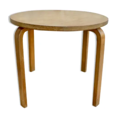 Table basse ronde en - bois clair