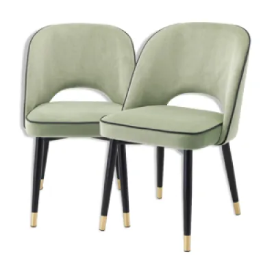 Paire de fauteuils Sienne - vert clair