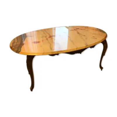 table basse salon style - bronze