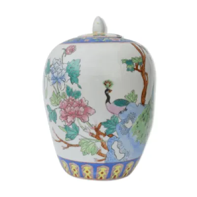 Vase couvert en porcelaine - chine