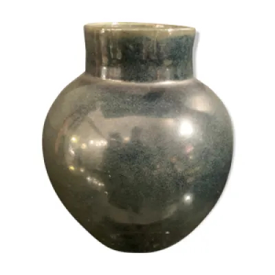 Vase boule en céramique - 1970 accolay