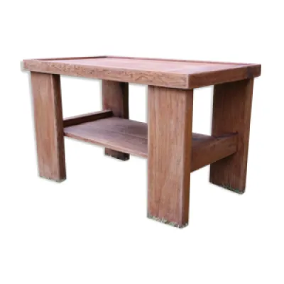 table basse scandinave - massif bois