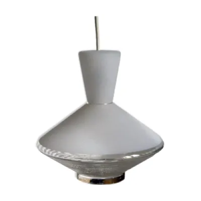 Lampe suspension Diabolo - soucoupe verre