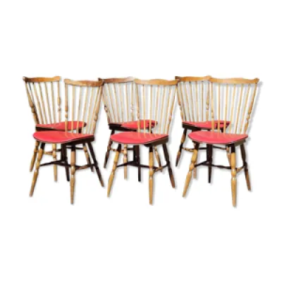 6 chaises bistrot baumann - boston