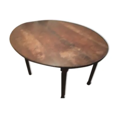 Table a rabats volets - bois ovale