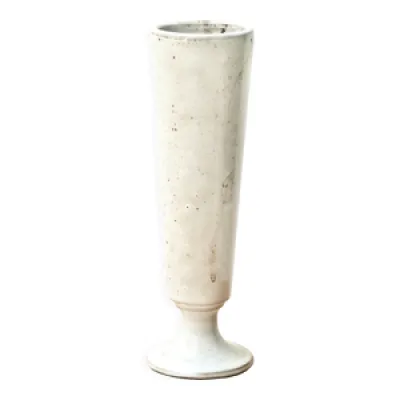 Vase calice blanc de