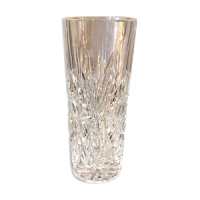Vase tube en cristal - taille