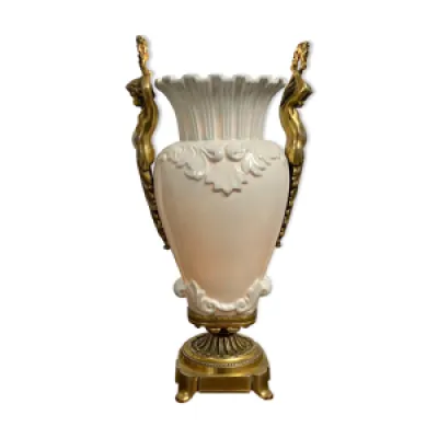 Lampe de chevet en porcelaine - style xxe