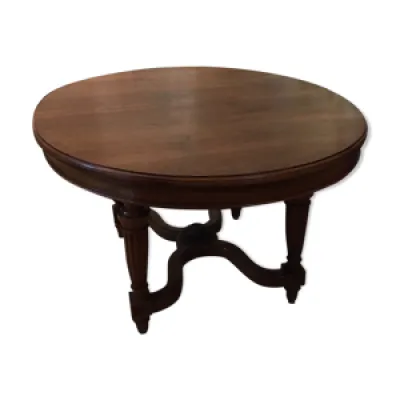Table de salle à manger - bois ovale